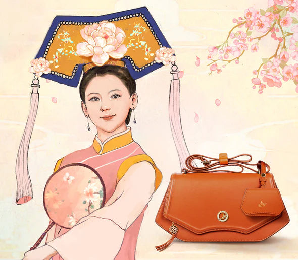 Manchurian Elegance Crossbody Bag