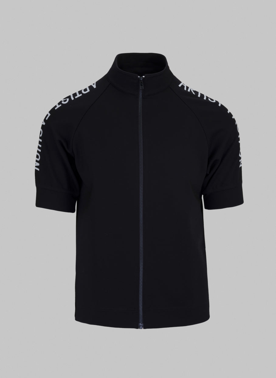 Men's Artist Fashion Short-Sleeve Zip-Up