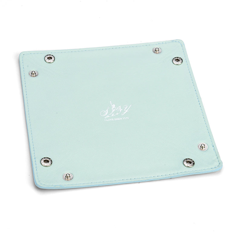 Divine Melody Leather Storage Tray - Light Blue