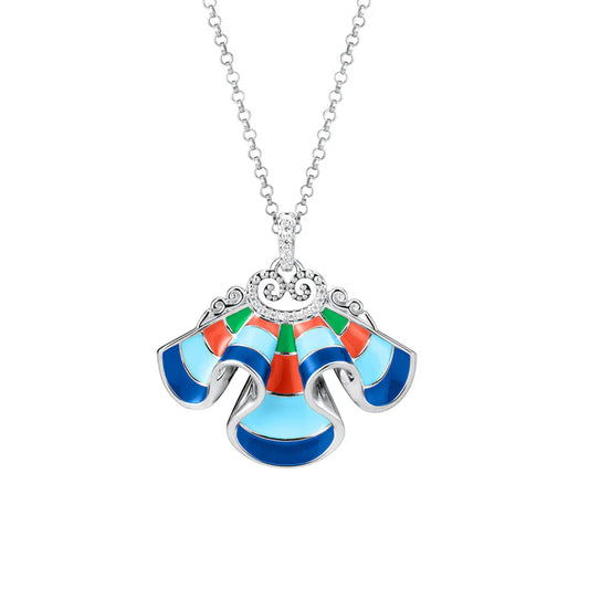 The Elegance of the Yi Necklace - Blue