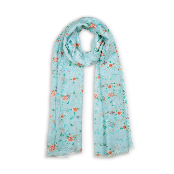 Celestial Flowers Long Scarf