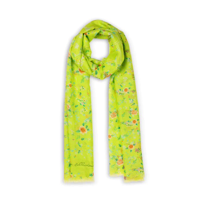 Celestial Flowers Long Scarf