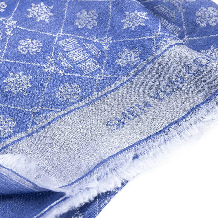 Zhen Shan Ren Long Scarf Royal Blue
