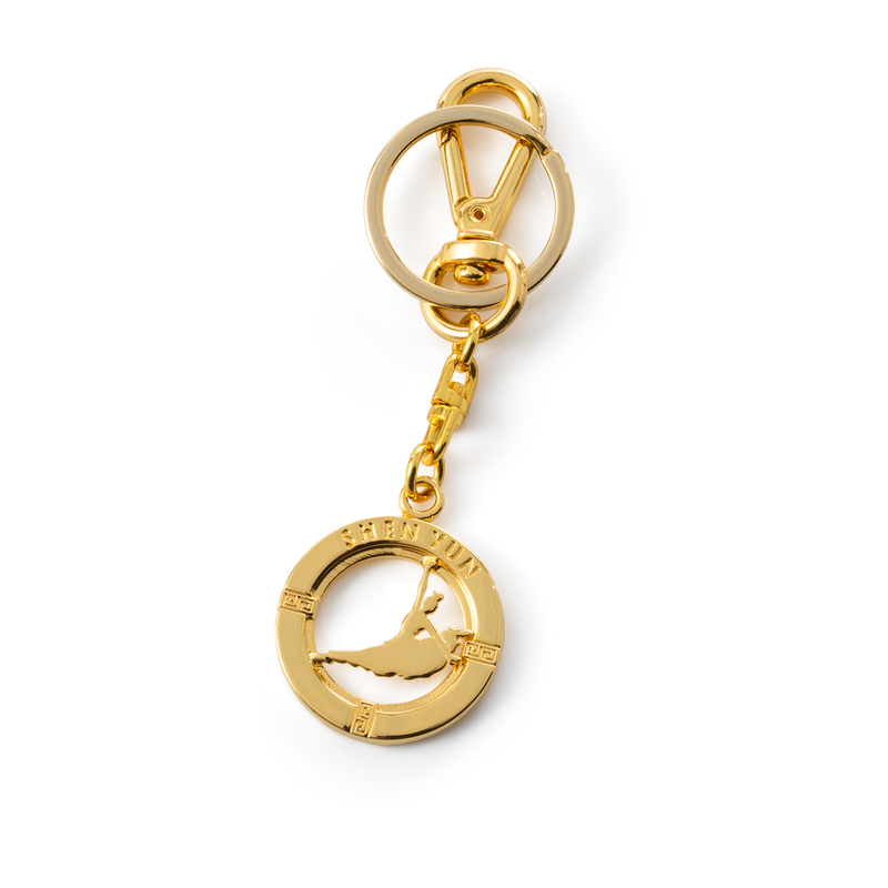 Signature Bag Charm and Key Holder — Gold/Silver