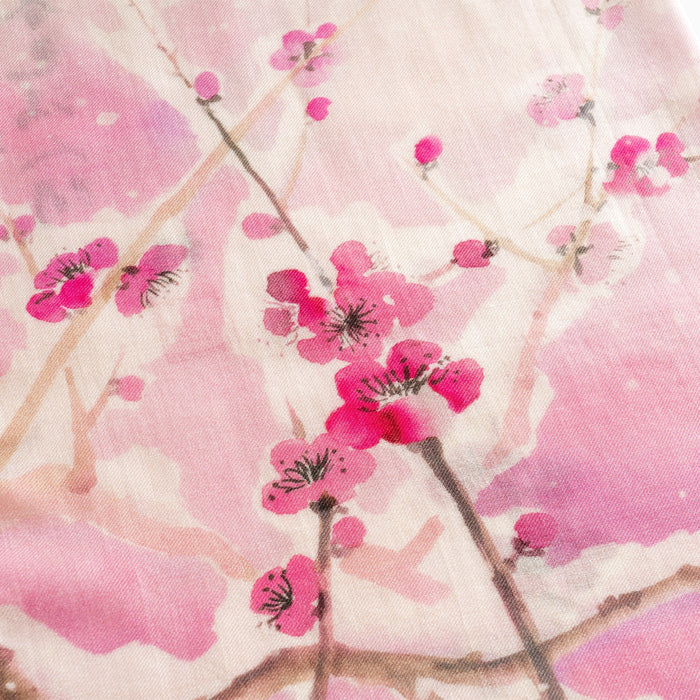 Plum Blossom Scarf - Pink