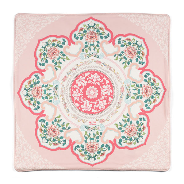Courtyard Elegance Cushion Cover - Pink