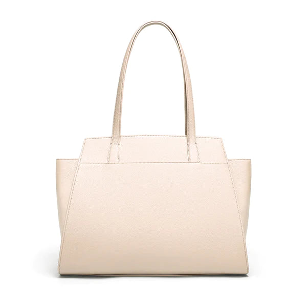 Tang Dynasty Grace Tote Bag - Parchment Beige